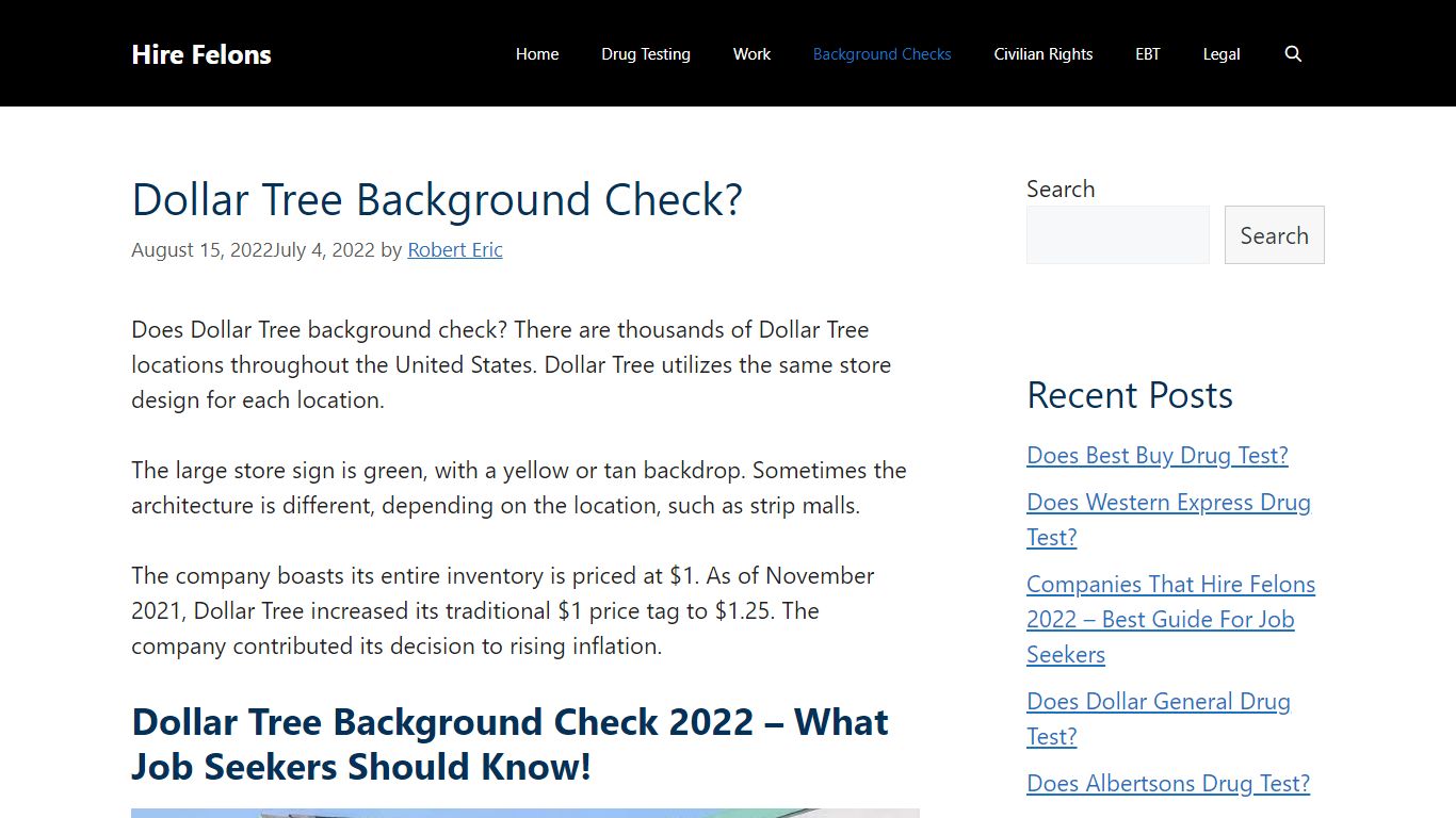 Dollar Tree Background Check 2022 – What Job Seekers Should Know!